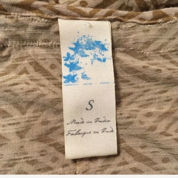 Anthropologie C. Keer Diamond Tile Top - Picture 5 of 7